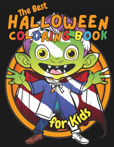 The Best Halloween Coloring book for Kids: 50 unique spooky, cute, and friendly Halloween illustrations perfect for little artists, offering hours of ... who love Halloween. (The Best Coloring Books) image 2