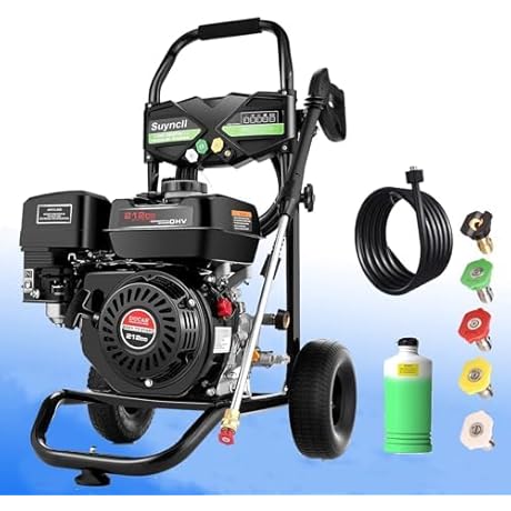 Suyncll Pressure Washer Gas Powered 4200 PSI
