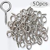 Multi aplicaciones: los tornillos se pueden aplicar en baños, superficies exteriores, etc. o usted puede colgar algunos objetos pequeños en él, tales como encantos encintados de la botella, ornamentos, pendientes, etc.