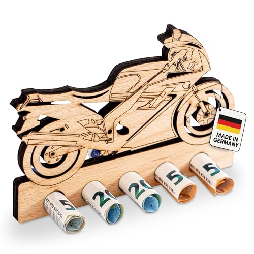 DARO Design - Motorrad Rennmaschine - Geldgeschenk Holz