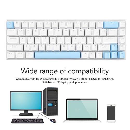 Teclado Mecánico Vikyemgep0t1szh-13 Cableado Compacto 68 Teclas miniatura 3