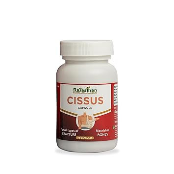 CISSUS Capsules by Rajasthan Aushdhalaya | Helpful to recover bone health | Hadjod | 30 Capsules in 1 pack