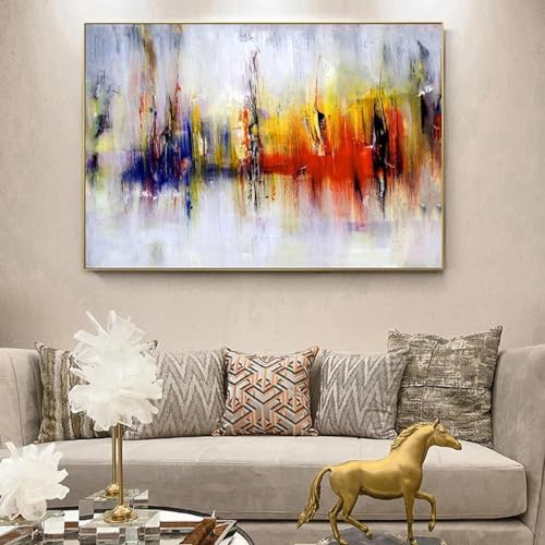 Peinture style huile mur pour salon : sublimez vos murs nus - 5