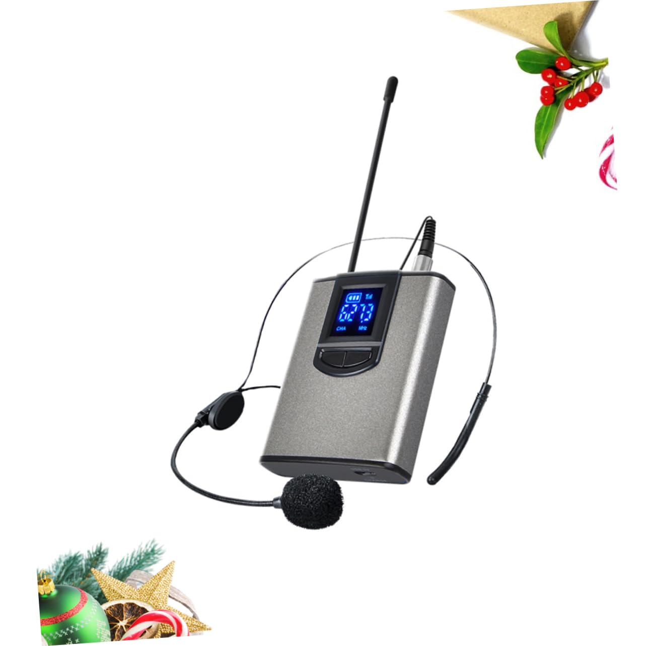 UPKOCH Microfono Wireless per Insegnanti e Presentatori Portatile Clip Ricezione a 100 M Compatibile Computer e Console Audio