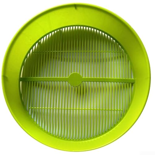 Yuanpgky Blueberry Plateau de lavage en plastique pour fruits, baies, légumes et pâtes 36 cm Panier de vidange multifonction avec maille fine et design léger pour (vert)