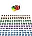 200Pcs Fishing Eyes for Lures Realistic 4 Colors Kits 3D Realistic Holographic Lure Eyes Fishing Bait Making Kit Fly Tying Material DIY Fishing Tool 3mm-12mm Cat Frog Lizard Pupil (6mm 4color 200Pcs)