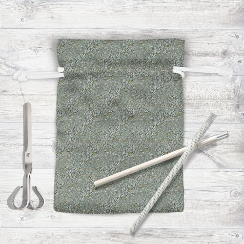 Image of ArtzFolio Flying Leaves D3 | Pouch Wrist Potli Bag | Bag for Weddings & Casual Parties