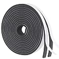 Foam Insulation Tape Self Adhesive,Weather Stripping for Doors and Windows,Sound Proof Soundproofing Door Seal,Weatherstrip,Cooling,Air Conditioning Seal Strip (1/2In x 1/8In x 50Ft)