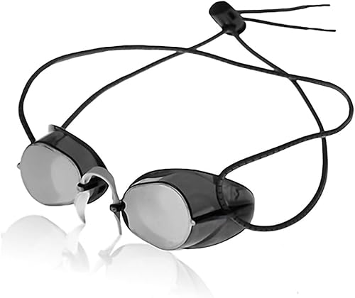Sporti Gafas de natación unisex para adultos, antiempañamiento suecosueco premiumsueco espejo + correa elástica