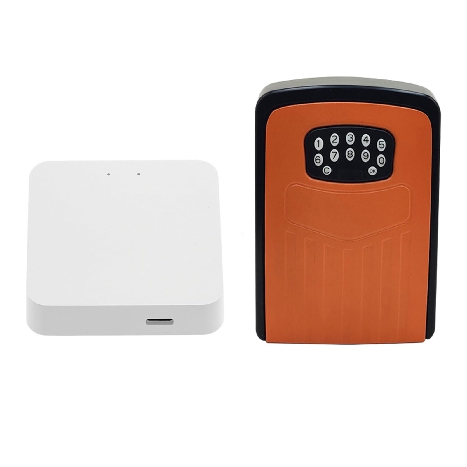 CVFRDD Security Safe Box Tuya Smart Home Key Storage Secret Box APP Unlock Security Code Lock Waterproof Wall Mount Safe(Generation 3)