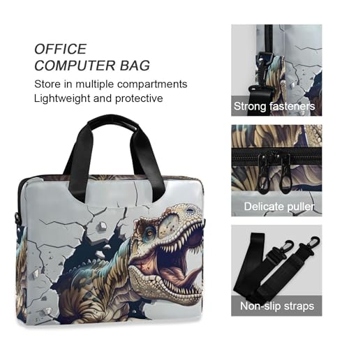 ALAZA funda para laptop con diseño 3D T-rex miniatura 5