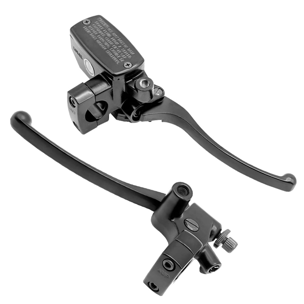 Palanca de embrague de Cilindro maestro Bomba de freno izquierdo y derecho para Honda VT600 VT750 VT1100 VT1300 VTX1300 VF750 (Negro)
