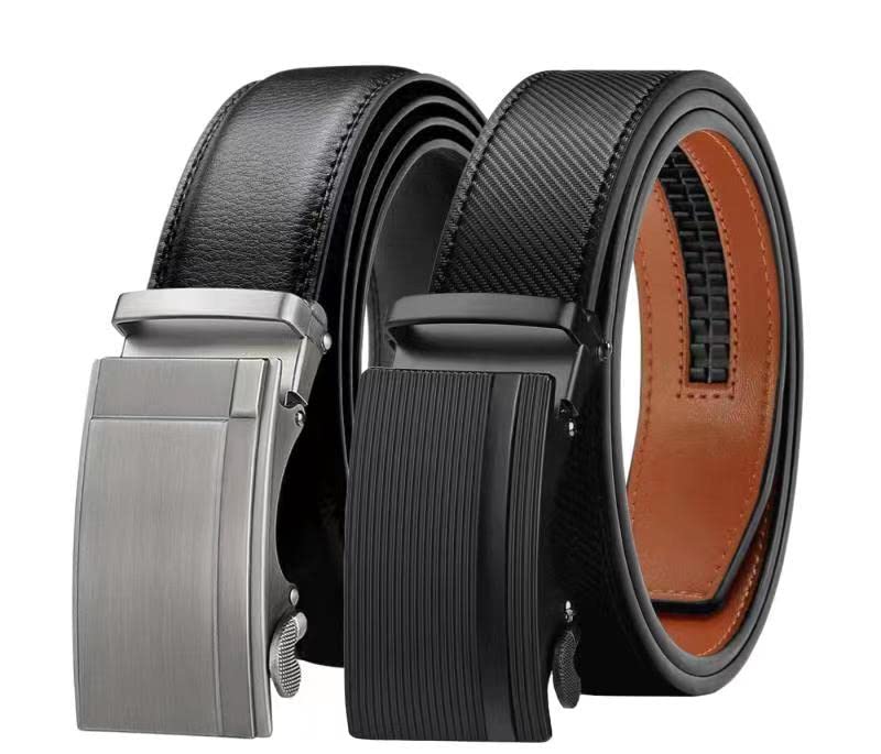 Chaberlu Automatik gürtel herren 2 Stücke, Ledergürtel Ratsche...