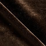 Stretch Velvet Knit Brown Fabric By The Yard