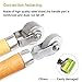 A ABIGAIL Car Sound Deadener 5PCS Insulation Tool with Wood Handle for Auto Noise Roller Sound Insulation Application