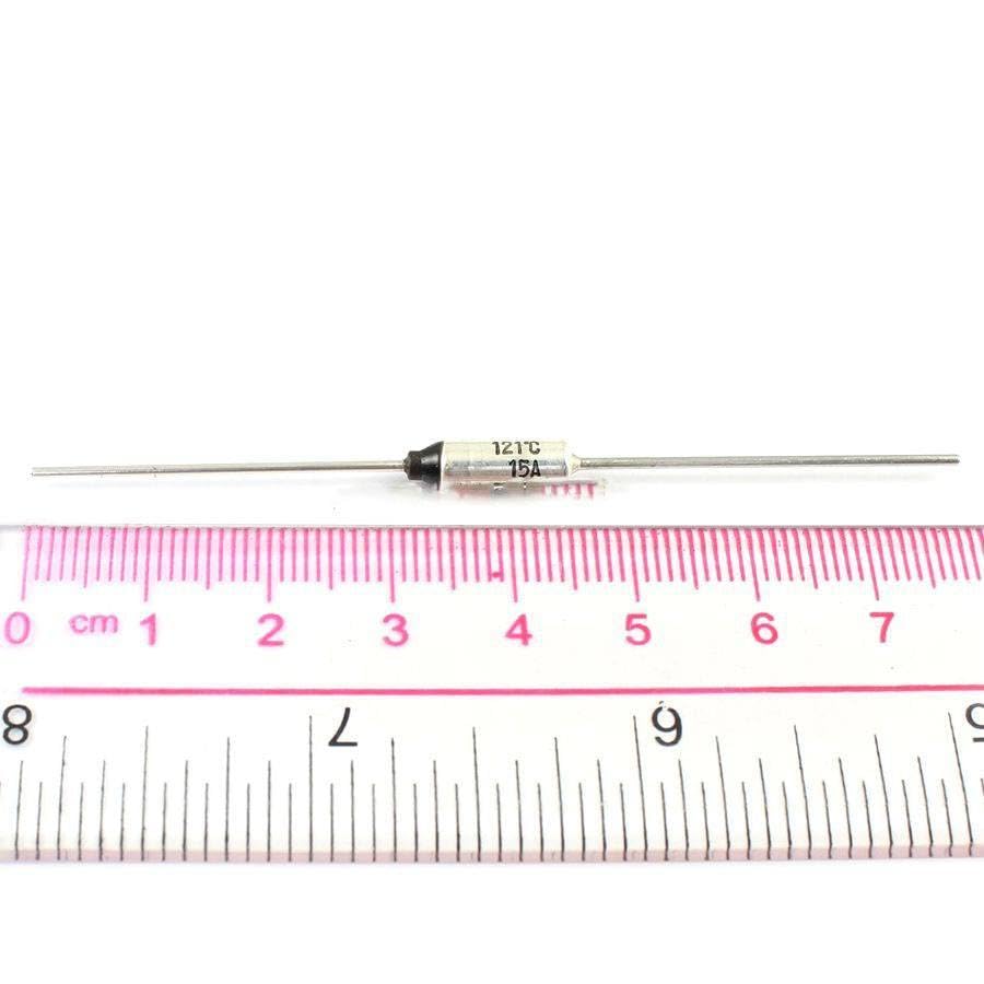 100 Pcs Thermal Fuse 121 Degree TF Cutoff 250V 15A SF119U-1