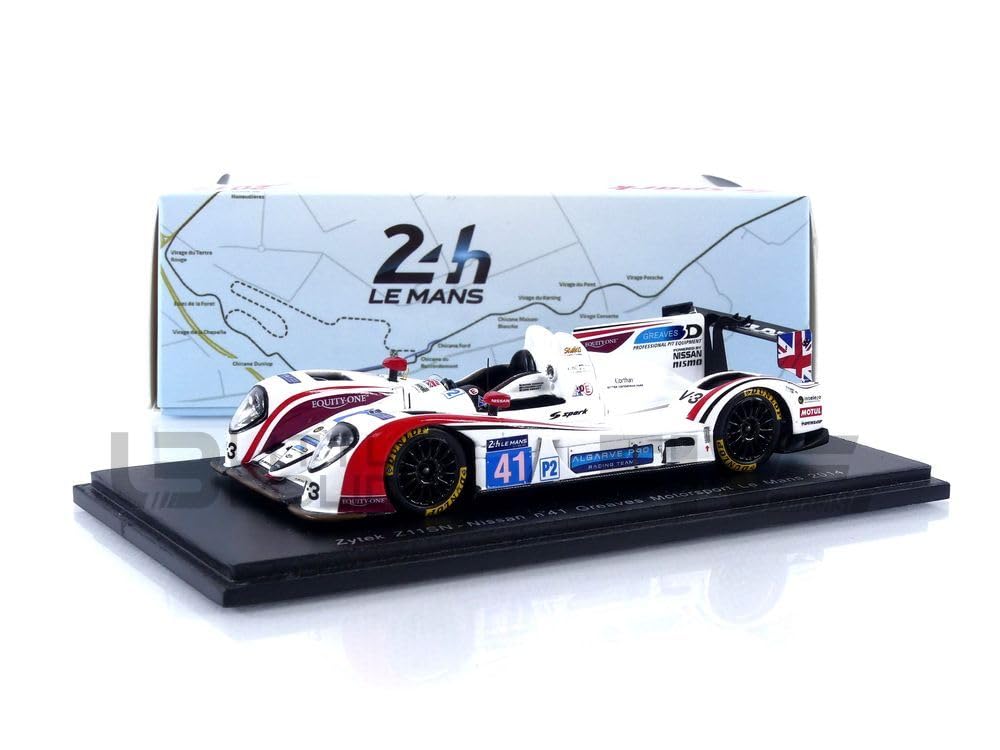SPARK 1/43 Zytek Z11SN Nissan LMP2 – Le Mans 2014, Résine, Modèle Neuf
