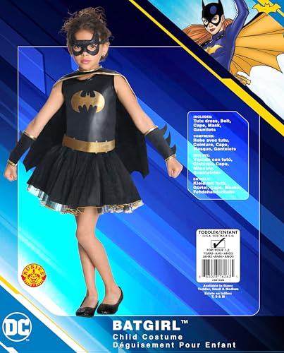 Disfraz completo Batgirl pequeño para niña miniatura 5