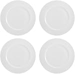 Mikasa Trellis Chine désossée 16 Ensemble de vaisselle, service pour 4, blanc