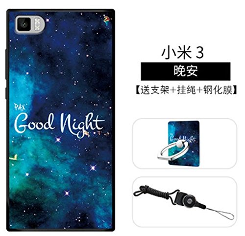 Pretty Box Prevoa ® ?Colorful Hard Plastic Funda Cover Case para Xiaomi MI 3 Mi3 M3 5,0 Pulgadas Android Smartphone - 10