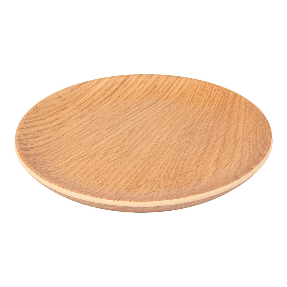 Garcia de Pou 12 unità - Piatti piani Ø 15,3 x 1,5 cm Simile Legno Melamina