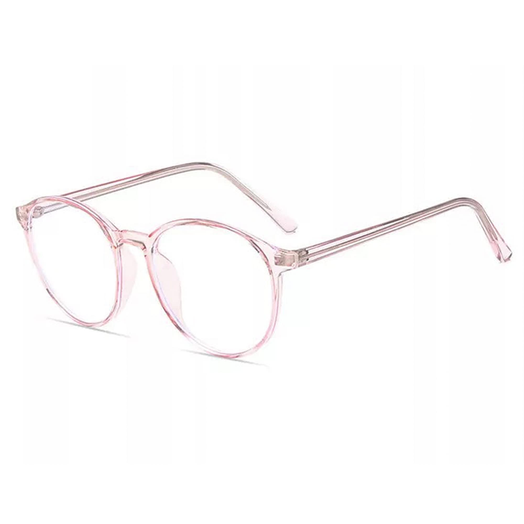 AUGEN By Visions India Unisex Spectacles With Blue Cut Lenses & Anti-Glare Coating Which Protects Eyes From Blue Light From Computer, Moble, Tablets, Laptop (Zero Power) (101-Pink) (Size-49mm)-image-22