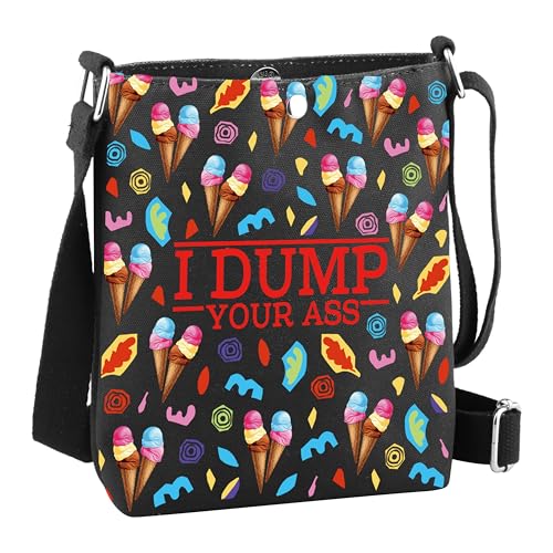 Sac à bandoulière I Dump Your Ass cabas en toile inspiré des années 80