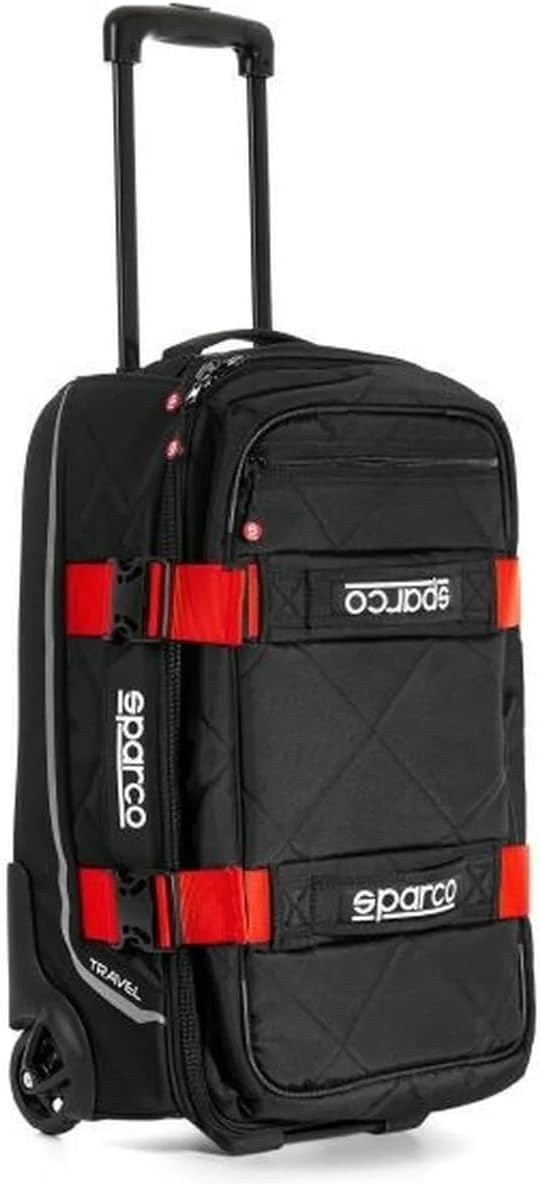 Borsa da viaggio Sparco S016438NRRS, Nero/Rosso, Nero/Rosso
