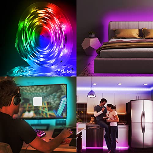VOLIVO LED Strip Lights for Bedroom Via APP Control