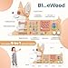 BlueWood Wooden Wall Busy Board Panels, Toddler Learning Activity Center, Montessori Philosophy Sensory, Educational Toys, Conducive to All-Round Development - Corgi