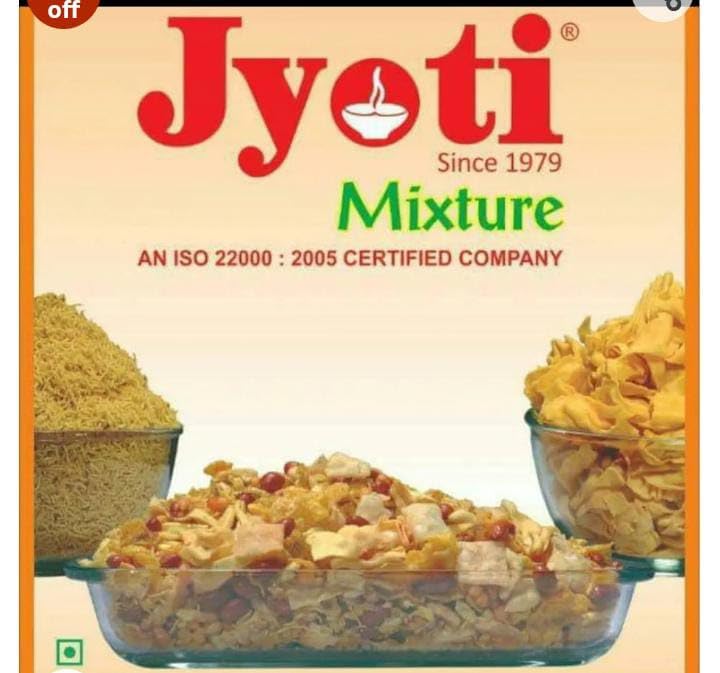 Jyoti Mixture Namkeen All time favourite | Ready to eat | Authentic Taste of Indian Flavour | Spicy & Savoury in Flavour | Vegetarian | No Artificial Colours | Evening Snacks | 500g (Sev gathiya) (B0D4D6QVYL) Amazon Price History, Amazon Price Tracker