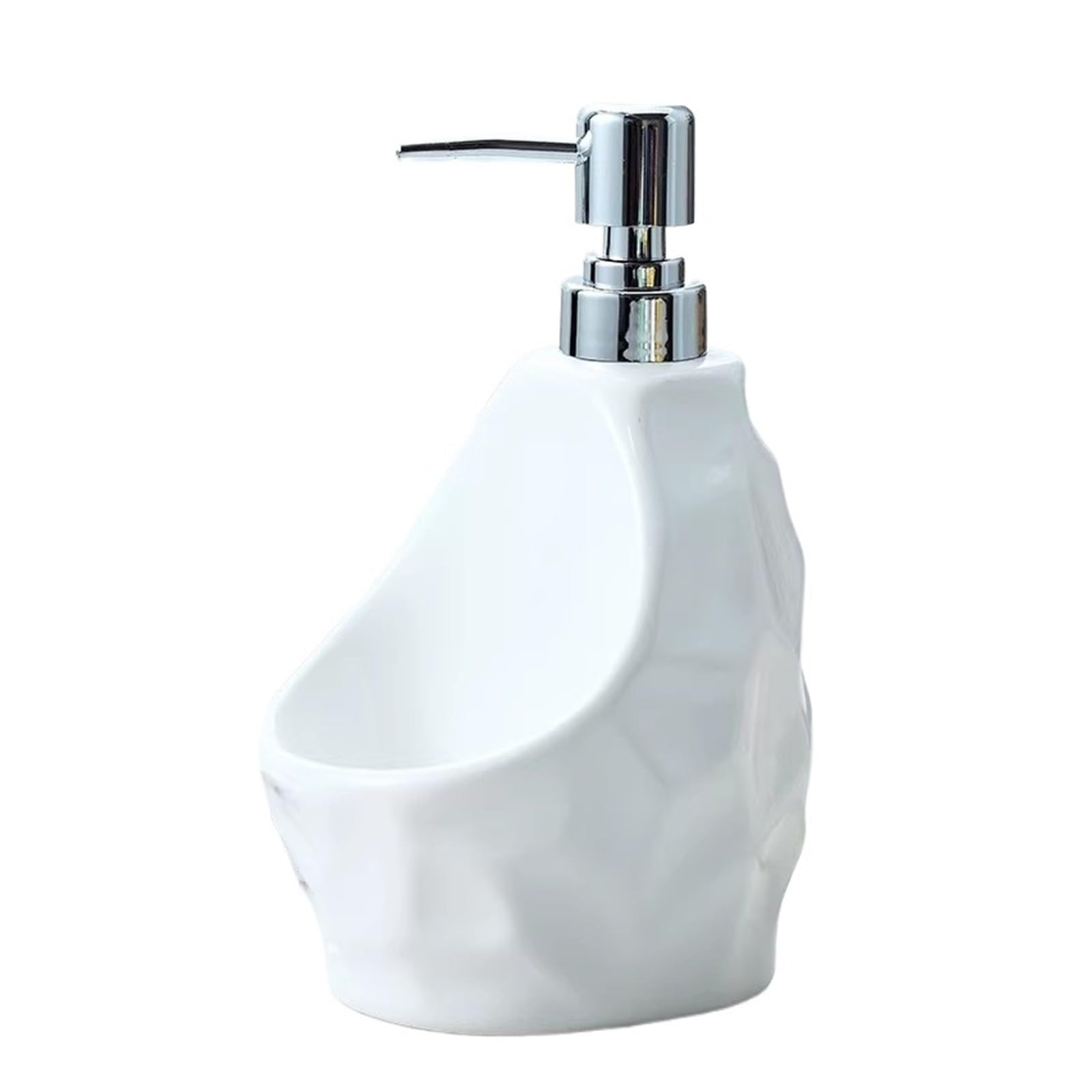 Soap Dispenser Multifunctional Ceramic Storage Jars And Soap Dispensers For The Kitchen And Bathroom(White)