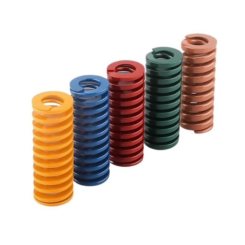 1 pz Molle di compressione in acciaio OD12-20mm ID6-10mm L-80-100mm(100mm,OD20mm-(ID10mm) Brown)