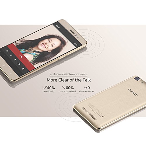 Cubot Rainbow 16GB Gold - smartphones (Flat, IPS