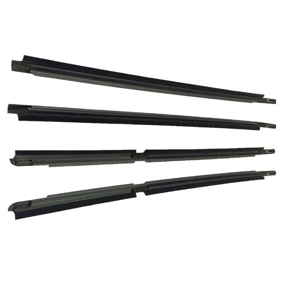 Bgdolpbu One Color Spare Parts 4 Pieces Outside Windows Rubber Weatherstrip For Yaris Xp10 Sedan 2004-2006 68210-0D030