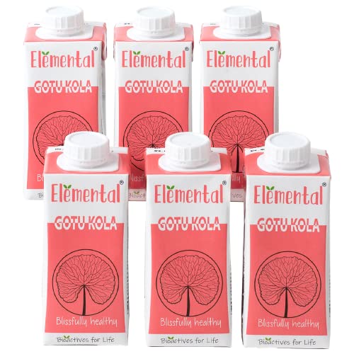 ELEMENTAL GOTU KOLA Summer Immunity Energy Health Drink Having Ayurvedic Herbal Ingredients with the Goodness of Apple Juice and Gotu Kola for Kids and Adults For Immune Booster Benefits (6N x 200 ml) ELEMENTAL GOTU KOLA Summer Immunity Energy Health Drink Having Ayurvedic Herbal Ingredients with the Goodness of Apple Juice and Gotu Kola for Kids and Adults For Immune Booster Benefits (6N x 200 ml)