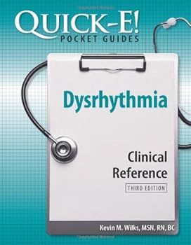 Paperback Quick-E! Dysrhythmia: Clinical Reference Book