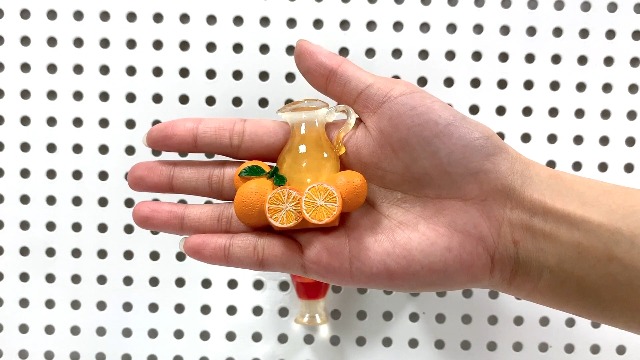 Imanes decorativos para refrigerador pack de 6 frutas 3D miniatura 7