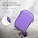 Canboc Carrying Case for Canon Ivy 2/Canon Ivy/Canon Ivy CLIQ+2 CLIQ 2 Mini Photo Printer Mobile Wireless Bluetooth Instant Camera Printer, Mesh Bag fit Photo Paper Cable, Purple