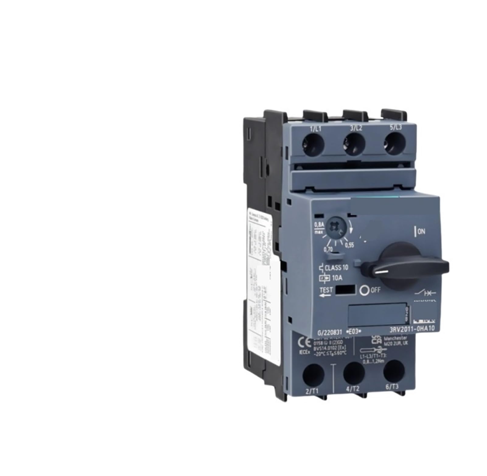 Disjoncteur moteur 3RV2011-4AA15 tripolaire pour protection thermique de moteur électrique
