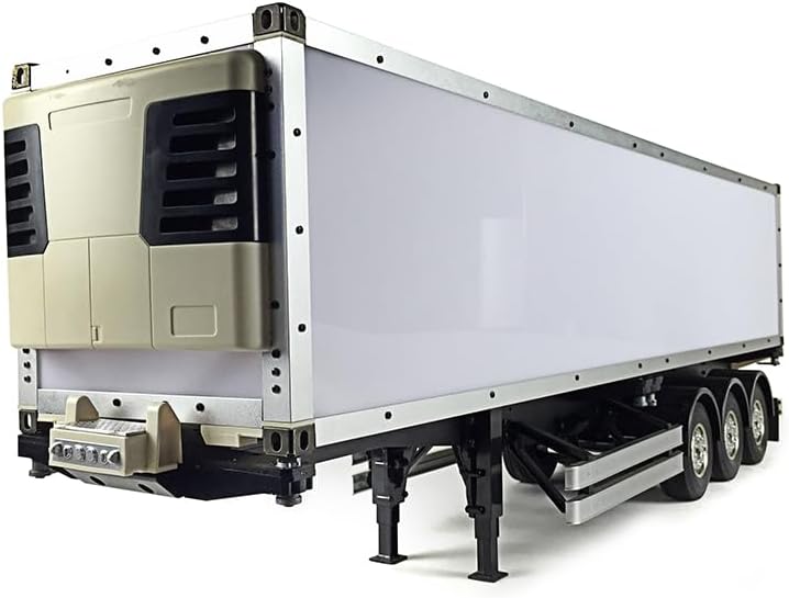 TOUCAN RC HOBBY US in Stock 1/14 40Ft Reefer Container Semi-Trailer for 3Axles Chassis Rc Container Tractor Truck Model Car Toys