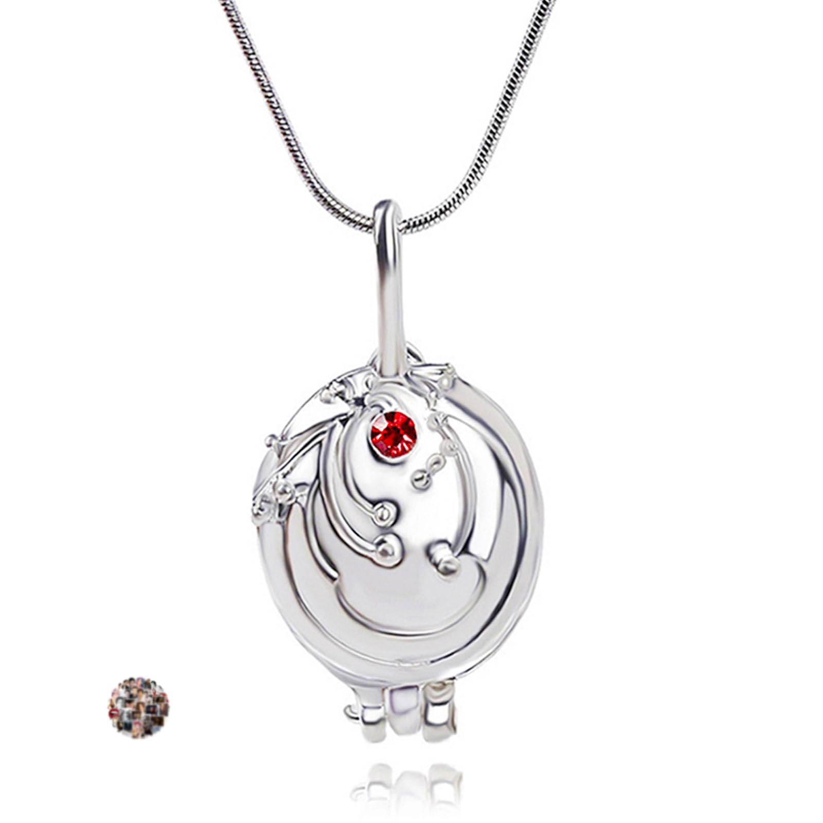 TFYU The Vampire Necklace Jewelry Set Elena Opening Vervain Locket Katherine Necklace for Fans Cosplay Costume Jewelry with movie Stickers Total 21 pcs