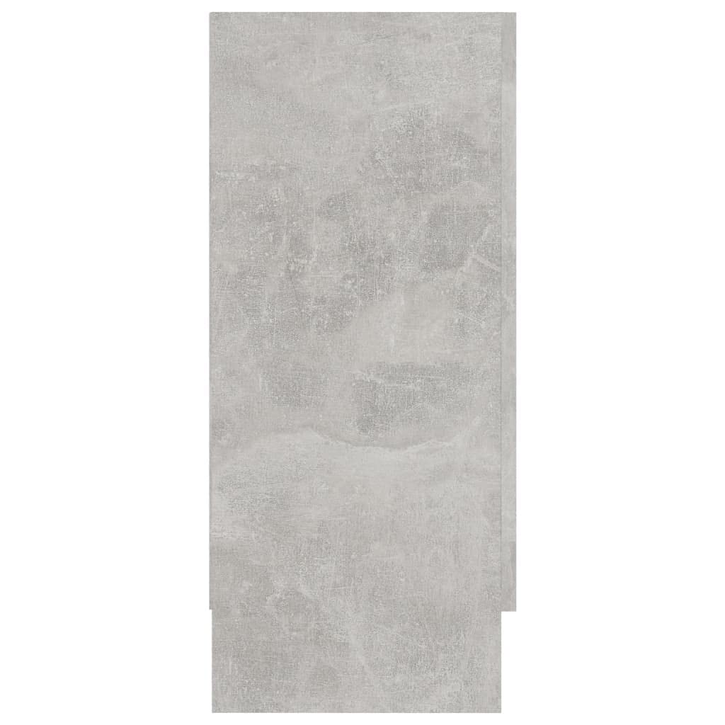 vidaXL Credenza Grigio Cemento 120x30,5x70 cm in Legno Multistrato