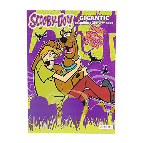 Scooby Doo Gigantic 192 Page Coloring Book with Bonus Stand-Up Characters on Back Large. (Large)