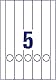 AVERY Zweckform L4758-25 Ordnerrücken Etiketten (150 Rückenschilder mit ultragrip, 38x297mm auf A4, schmal/lang, selbstklebend, absolut blickdicht, bedruckbare Ordneretiketten) 30 Blatt, weiß
