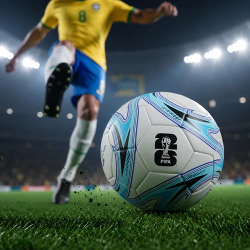 Image of Hamleys FIFA World Cup 2026 Official Licensed Merchandise | Size 5 Football | White Splash