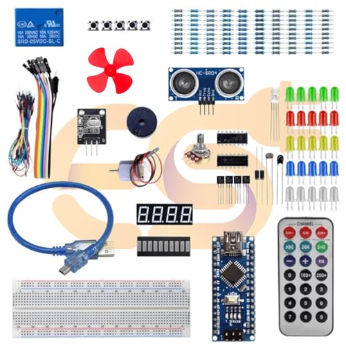Image of Electronic Spices Super Starter Nano kit R3 Compatible with Nano (Combo)