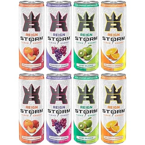 Storm Fitness & Wellness Energy Drink 4 Flavor Variety Pack 12 Fl Oz (Pack of 8) Cover