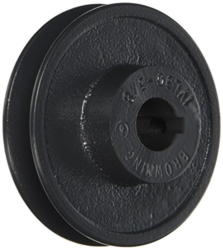 Browning 1VL30X5/8 Variable Pitch Sheave, 1 Groove, Finished Bore, Cast Iron Sheave, for 3L Section Belt