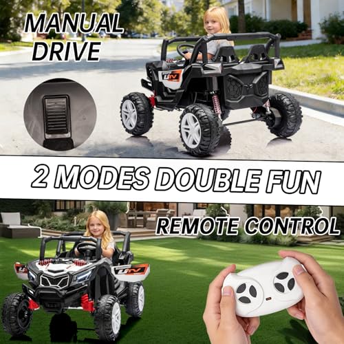 Image of UTV 12V Ride On Toys for Big Kids Ride On 2 Seater Ride On Toys Kids